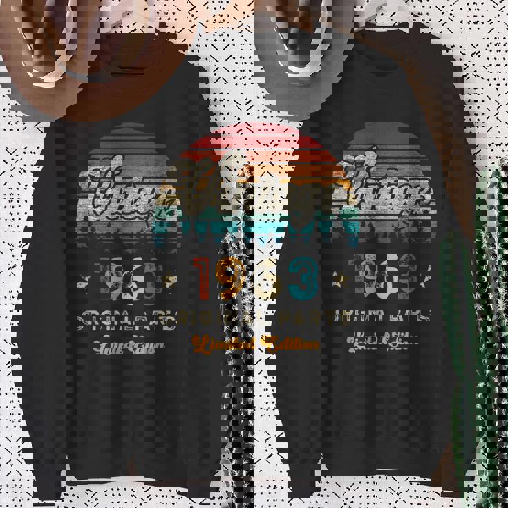 ヴィンテージ 1963 バースデー 62年限定品 スウェットシャツ 年配の女性への贈り物