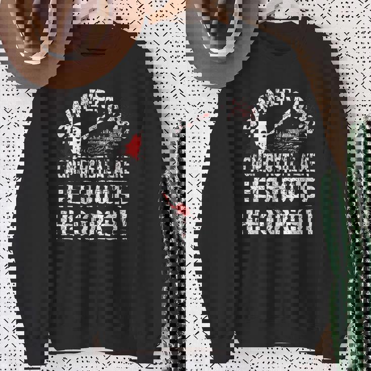 ヴィンテージ 1980年代ホラー映画 クリスタルレイクゴア Wスラッシャーフィルム スウェットシャツ 年配の女性への贈り物