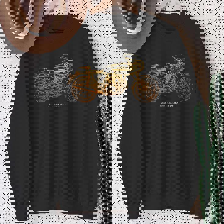 ヴィンテージ クラシック オートバイ 900S デスモシャツ 自動車tシャツ スウェットシャツ 年配の女性への贈り物