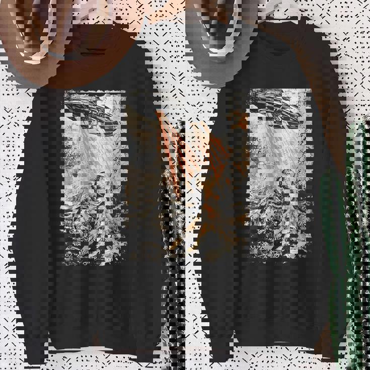 ヴィンテージ タコ Ufo Uap エイリアン タコ タコ スウェットシャツ 年配の女性への贈り物