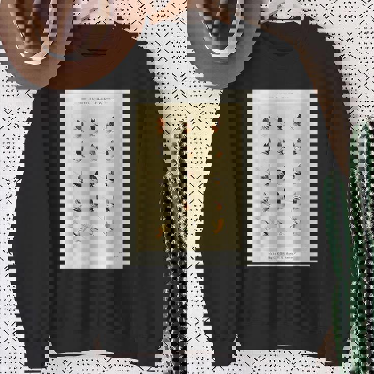 ヴィンテージ トラウトフィッシング フライ メアリーオービス フィッシャーマンアート スウェットシャツ 年配の女性への贈り物