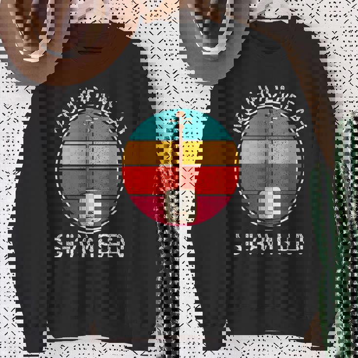 ヴィンテージ 三味線 You Had Me At 三味線 楽器好き スウェットシャツ 年配の女性への贈り物