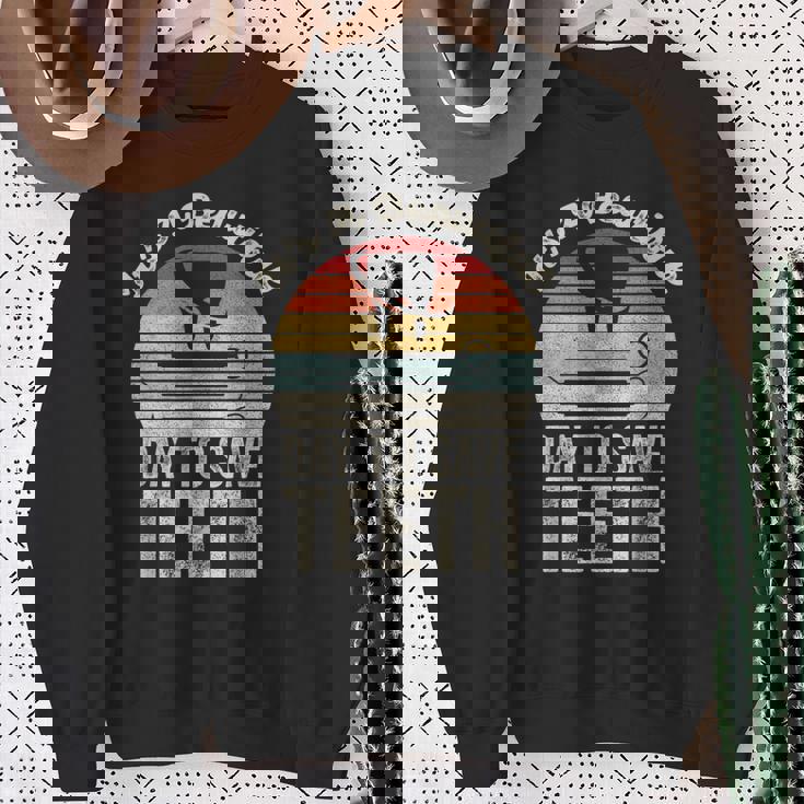 ヴィンテージ 歯医者 歯医者 美人の日 スウェットシャツ 年配の女性への贈り物