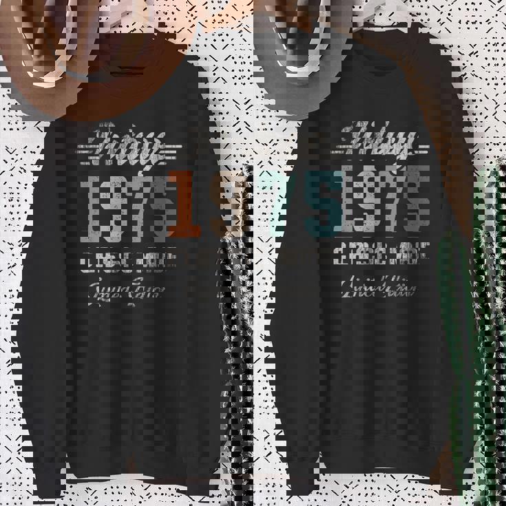 ヴィンテージ1975 50歳の誕生日クラシックカー スウェットシャツ 年配の女性への贈り物