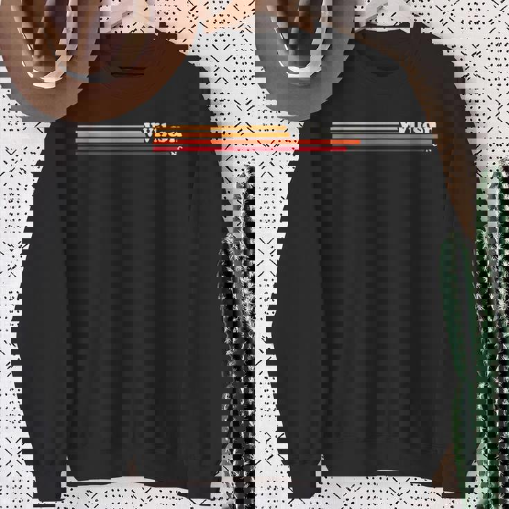 ヴィンテージ1980年代グラフィックスタイルウィルソンノースカロライナ州 スウェットシャツ 年配の女性への贈り物