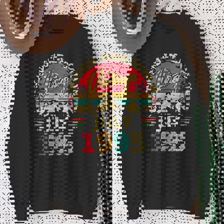 ヴィンテージ30歳の誕生日レジェンドは1995年7月に誕生しました。 スウェットシャツ 年配の女性への贈り物