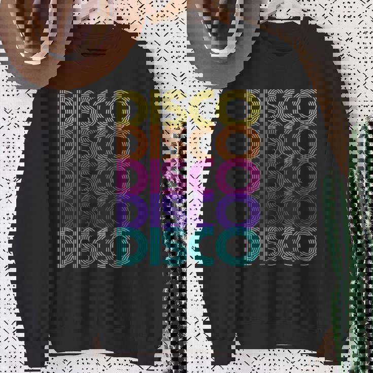 ヴィンテージスタイル ダンシング レトロ ディスコ スウェットシャツ 年配の女性への贈り物