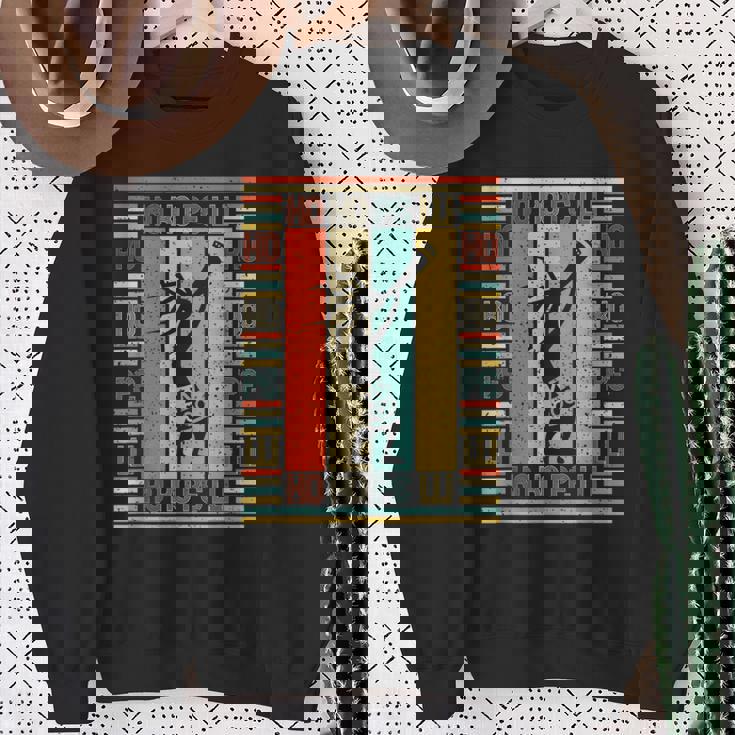 ヴィンテージスタイルのシルエットココペリフルートネイティブアメリカン スウェットシャツ 年配の女性への贈り物