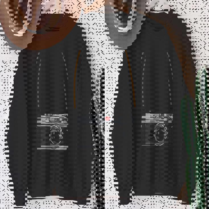 ヴィンテージフィルムカメラ スウェットシャツ 年配の女性への贈り物