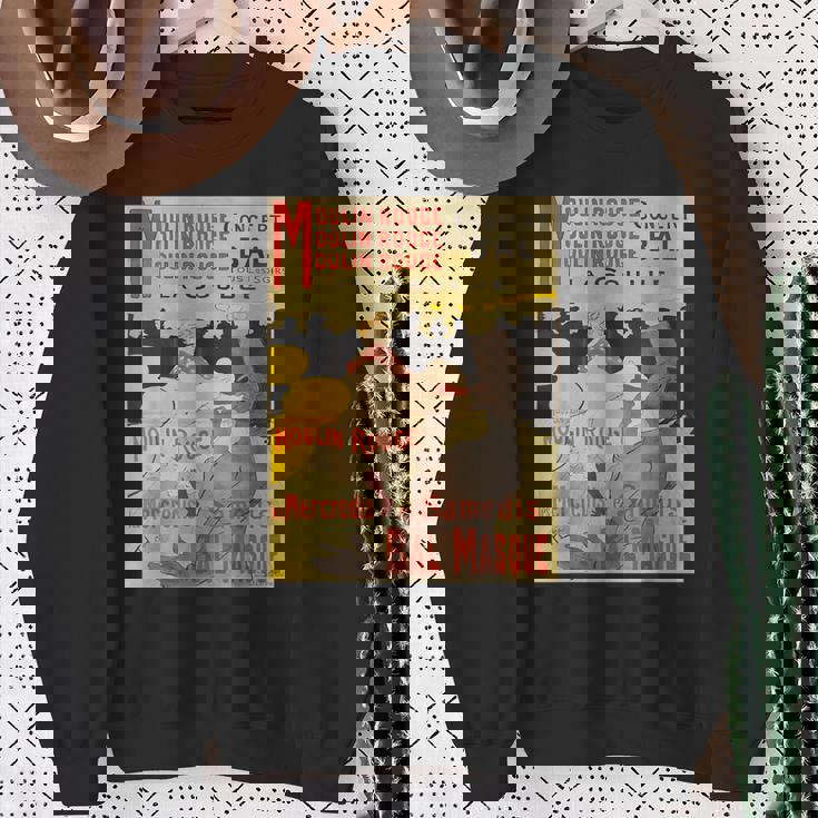 ヴィンテージポスター トゥールーズロートレック レトロtシャツ スウェットシャツ 年配の女性への贈り物