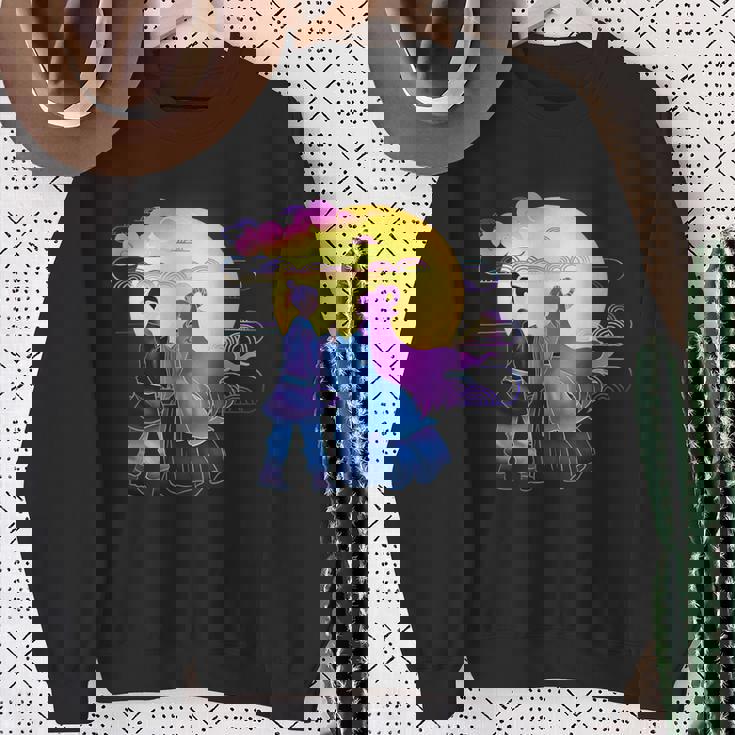 七夕ジャパン I 七夕 ギフトと日本語 スウェットシャツ 年配の女性への贈り物