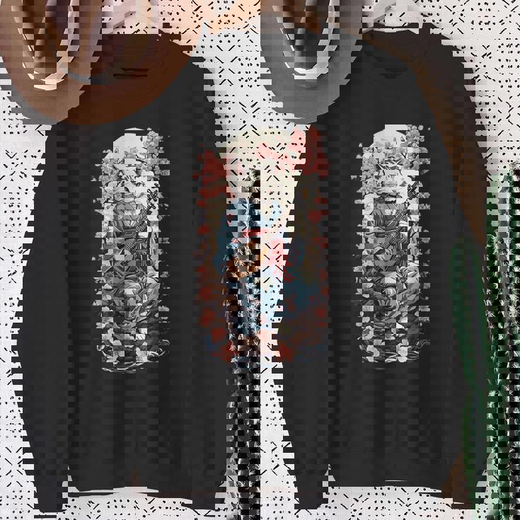 三味線猫 ヴィンテージ 日本 鬼 デザイン スウェットシャツ 年配の女性への贈り物