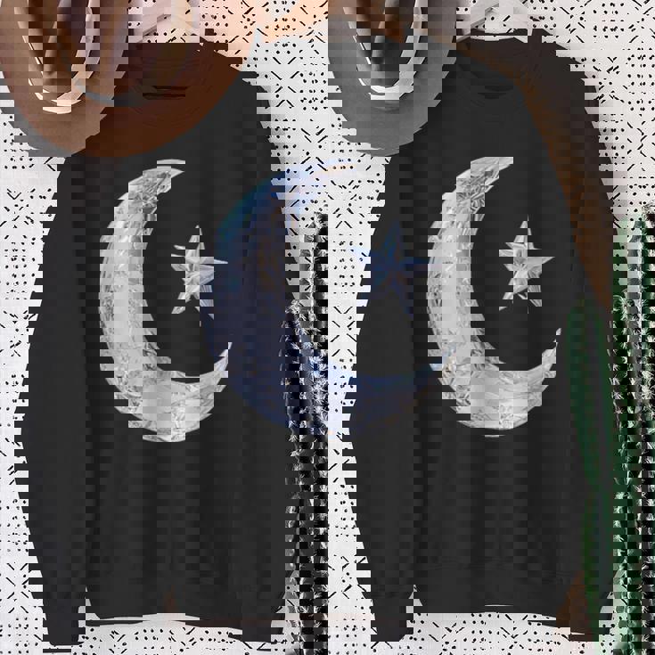 三日月と星 スウェットシャツ 年配の女性への贈り物