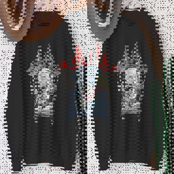 不思議の国のアリス アリスマッシュルーム スウェットシャツ 年配の女性への贈り物