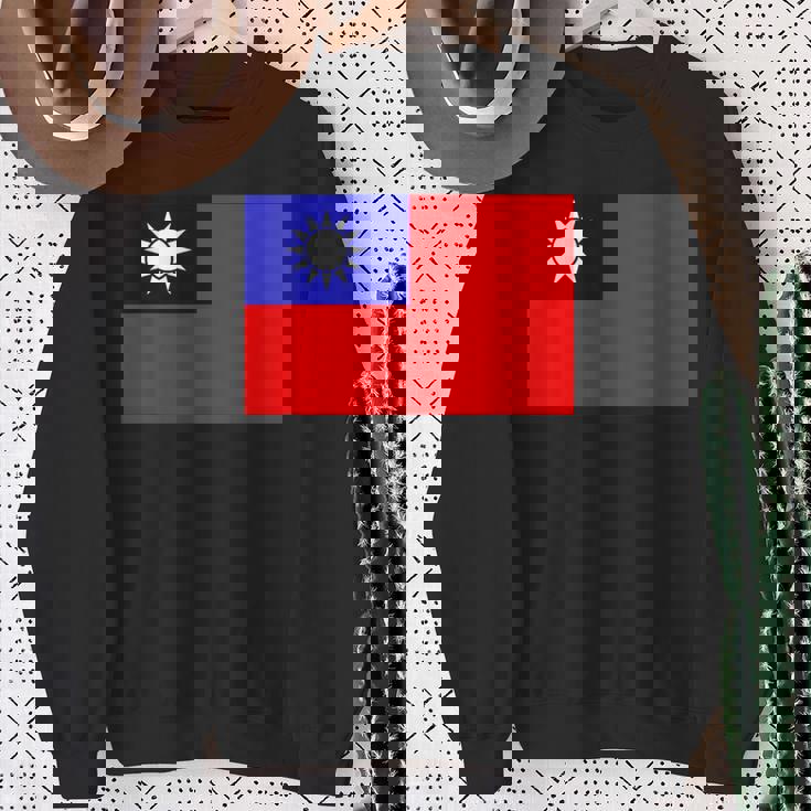 中国国旗 台湾 スウェットシャツ 年配の女性への贈り物