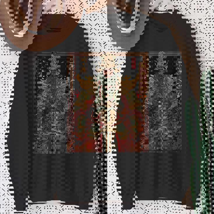 中国神主 関羽 神話 軍人 戦士 スウェットシャツ 年配の女性への贈り物