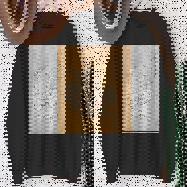 九尾の狐【日本の妖怪シリーズ】 スウェットシャツ 年配の女性への贈り物