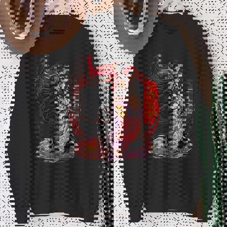 二口恩納怪獣妖怪 古代日本神話 神々 スウェットシャツ 年配の女性への贈り物