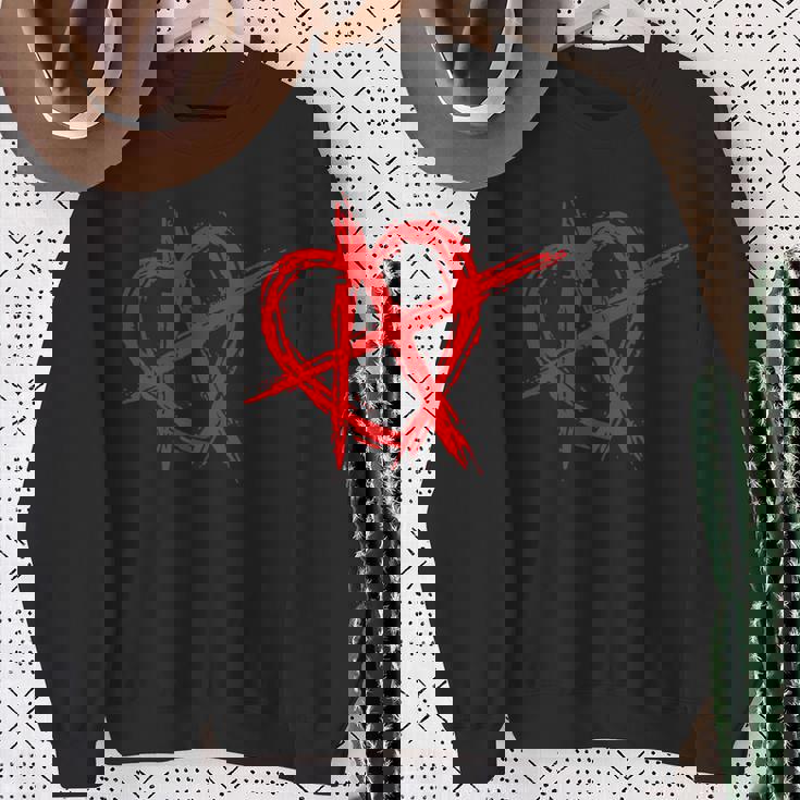 人間関係アナーキー シンボル・ロゴ Ra 恋愛関係アナーキー スウェットシャツ 年配の女性への贈り物