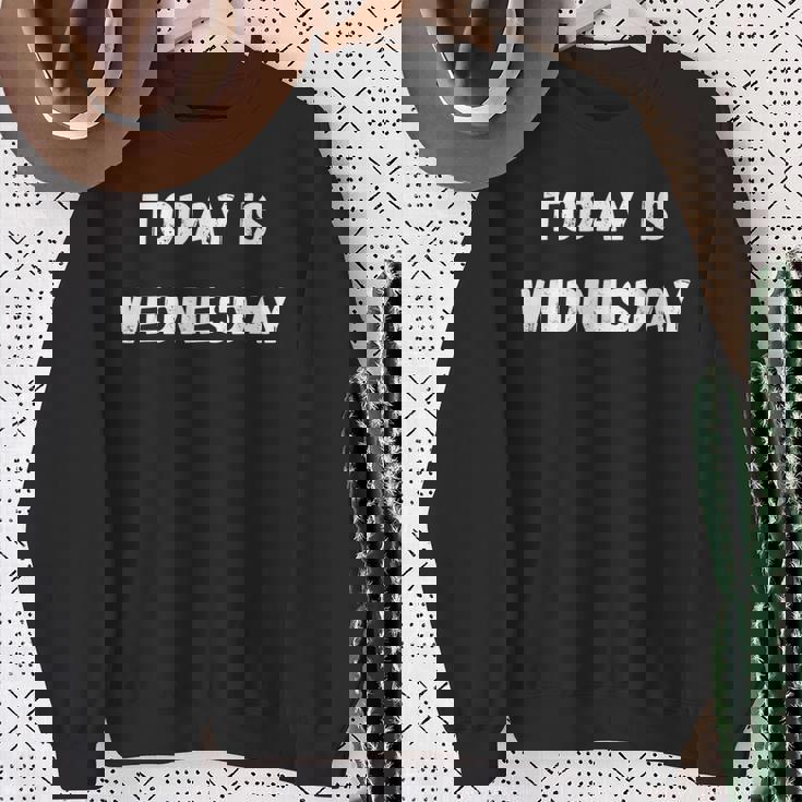 今日は水曜日 スウェットシャツ 年配の女性への贈り物