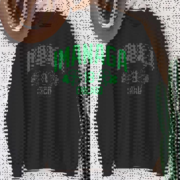 今永昇太 シカゴt Patrick's Day クローバーグリーン スウェットシャツ 年配の女性への贈り物