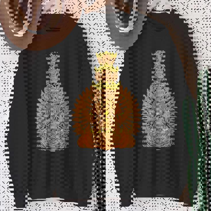 仏教 観音菩薩 スウェットシャツ 年配の女性への贈り物