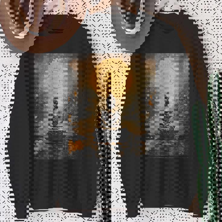 仏陀レトロ スウェットシャツ 年配の女性への贈り物