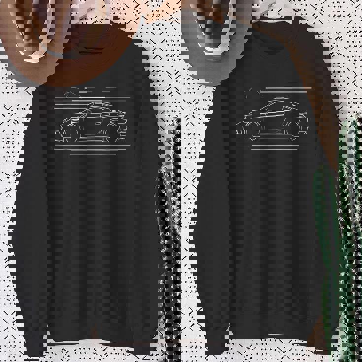 伝説のスポーツカーtシャツ アイコニックな911シルエットデザイン スウェットシャツ 年配の女性への贈り物