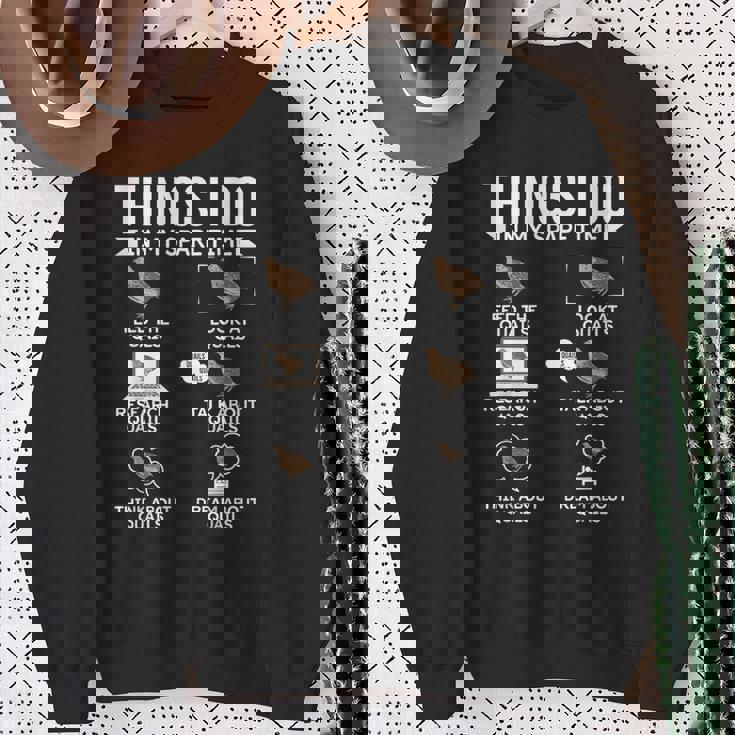 余暇にやること ウズラの鳥狩り ウズラ スウェットシャツ 年配の女性への贈り物