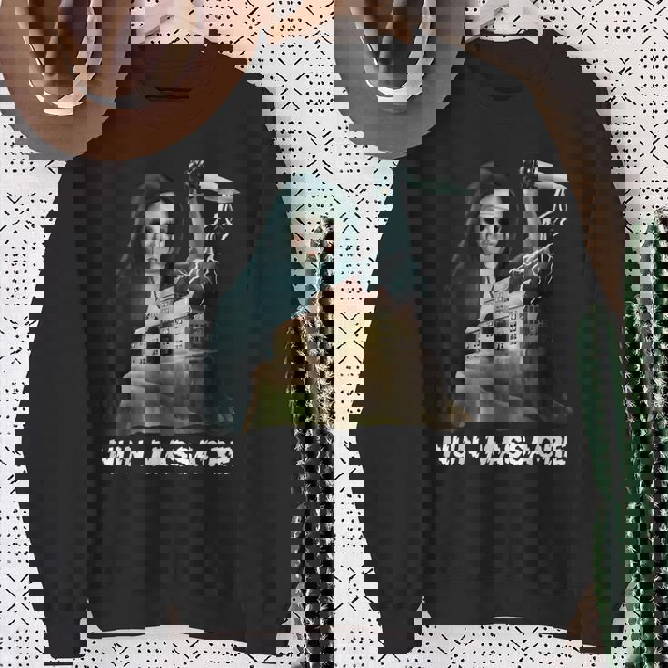 修道女虐殺サバイバルホラーゲームマニアック スウェットシャツ 年配の女性への贈り物