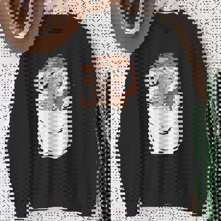 先史時代ファンへの面白いマムートシャツギフト。 スウェットシャツ 年配の女性への贈り物