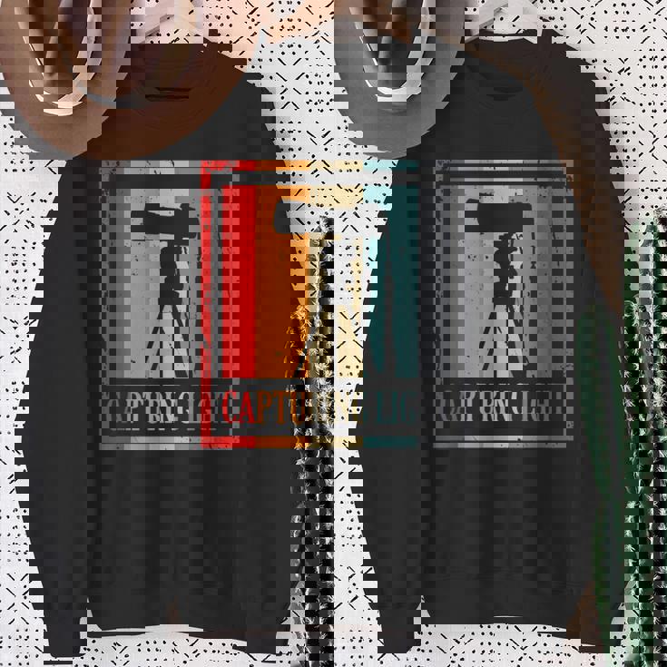 写真家 カメラ 写真撮影 デジタルカメラ スウェットシャツ 年配の女性への贈り物