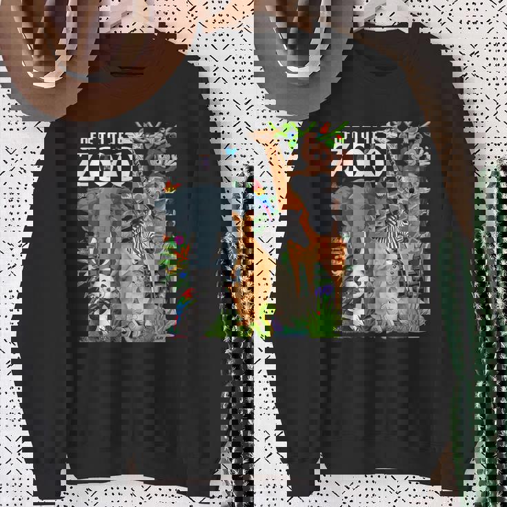 動物園動物 サファリパーティー 動物園サファリ動物園 スウェットシャツ 年配の女性への贈り物