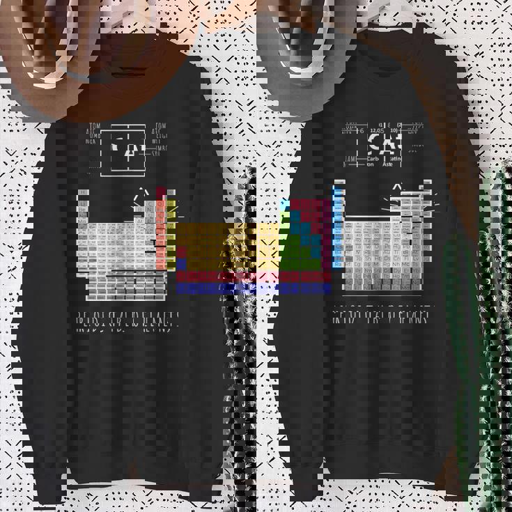 化学猫 元素周期表 スウェットシャツ 年配の女性への贈り物