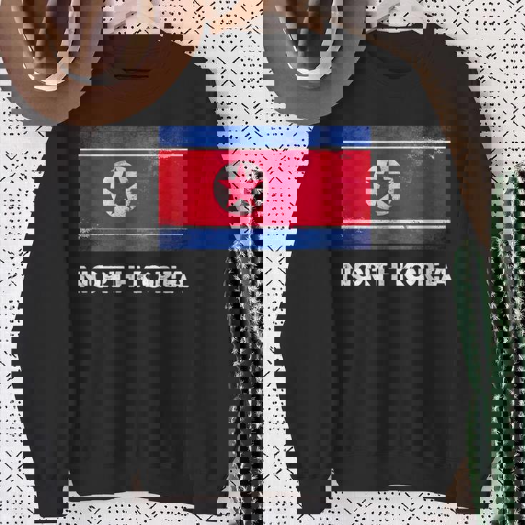北朝鮮国旗tシャツ スウェットシャツ 年配の女性への贈り物