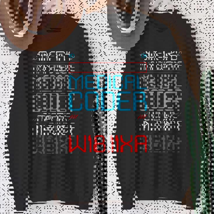 医療請求コーダー 健康情報 ヘルスケア 請求 スウェットシャツ 年配の女性への贈り物