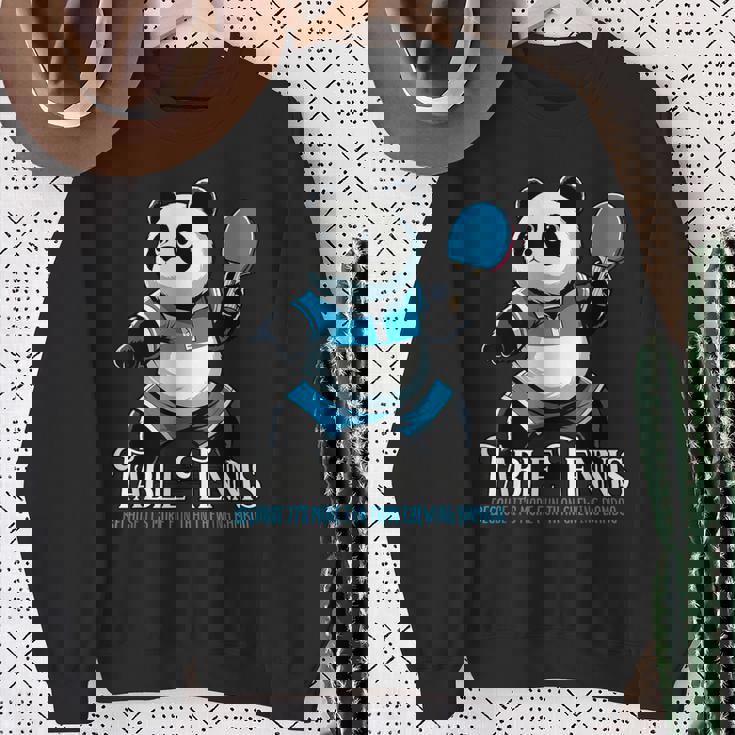 卓球 パンダ 卓球 スウェットシャツ 年配の女性への贈り物