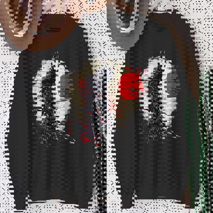 古代 日本 武士 武道 レトロ ヴィンテージ スウェットシャツ 年配の女性への贈り物