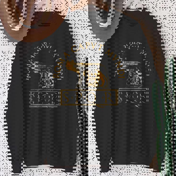 古代ローマ共和政ローマspqr スウェットシャツ 年配の女性への贈り物