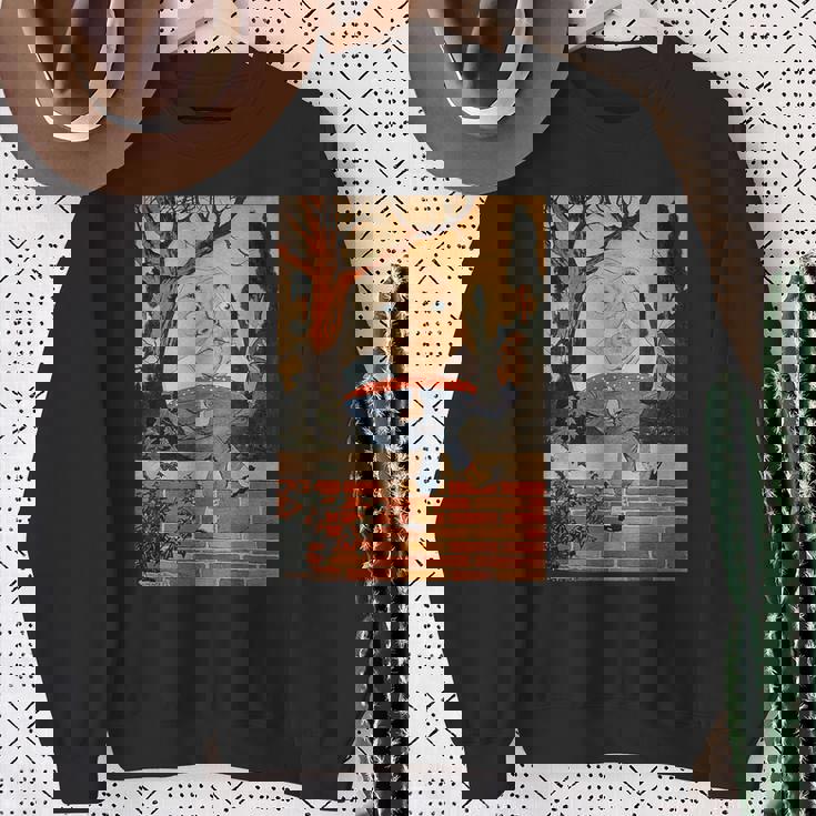 古典的なおとぎ話の保育園は壁にハンプティダンプティ土をライムズ スウェットシャツ 年配の女性への贈り物