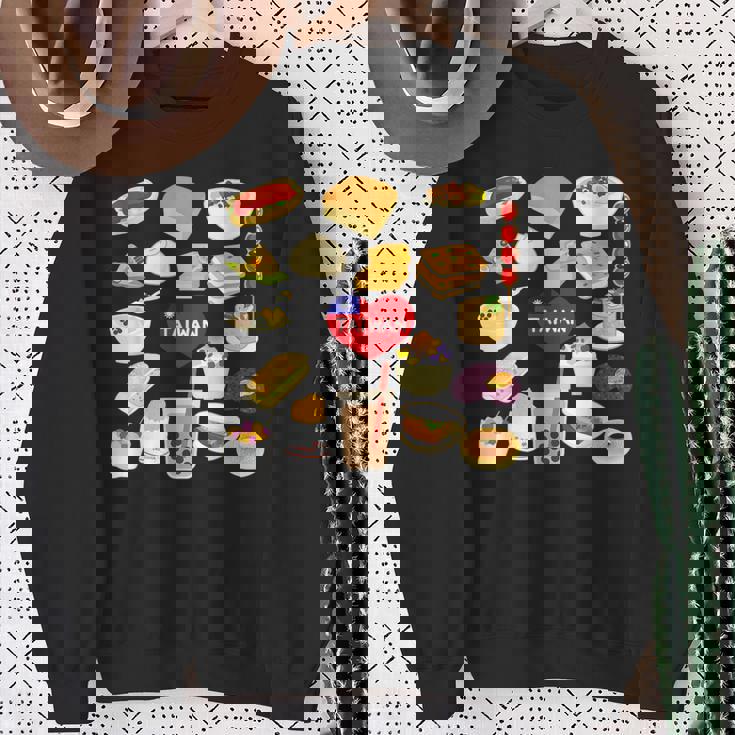 台湾の味 グルメ 国旗 ローカルフード スウェットシャツ 年配の女性への贈り物