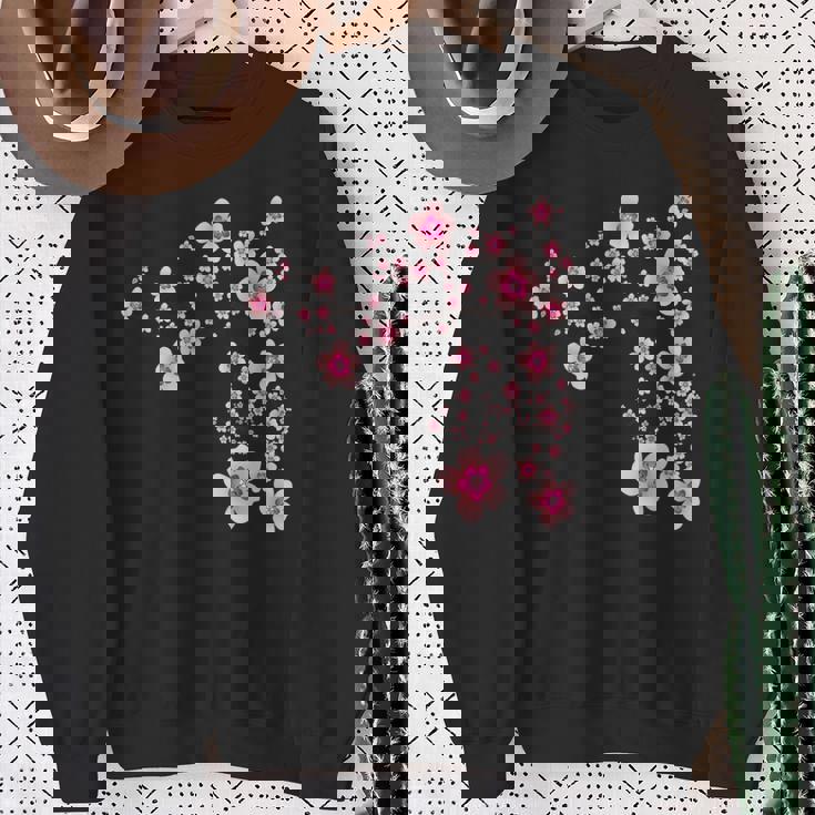 咲く桜 日本 桜 花 喜び スウェットシャツ 年配の女性への贈り物