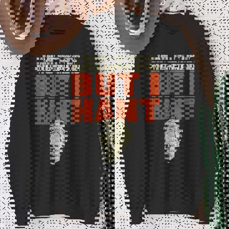 哲学するのやめたいけど俺カント、面白い哲学者 スウェットシャツ 年配の女性への贈り物