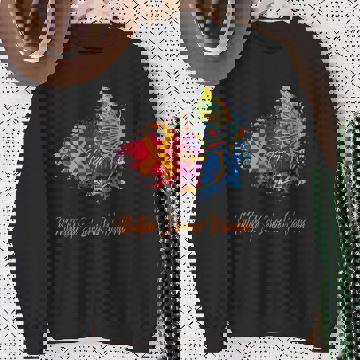 多発性硬化症の認識 スウェットシャツ 年配の女性への贈り物