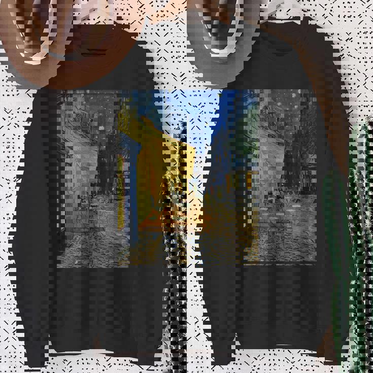 夜のカフェテラス ゴッホ 名画 レトロ スウェットシャツ 年配の女性への贈り物