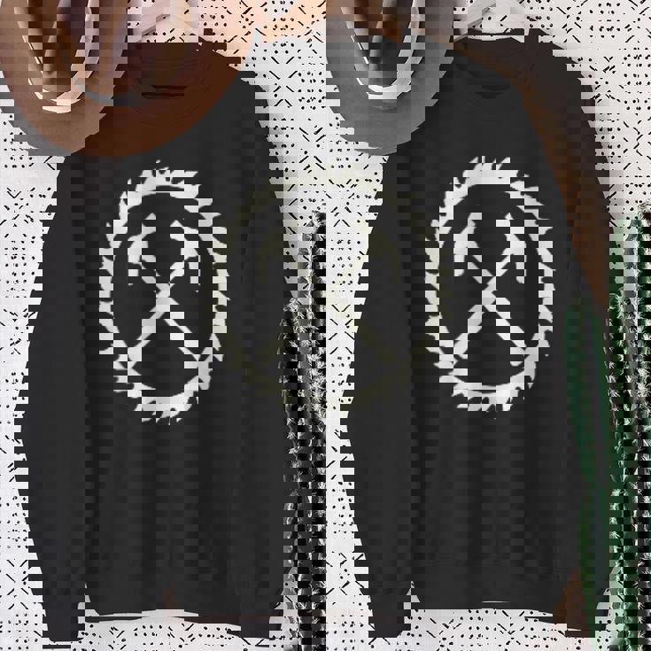 大工大工丸鋸ハンマー スウェットシャツ 年配の女性への贈り物