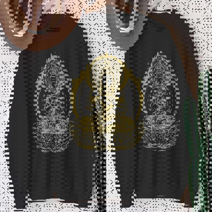 大日如来 マハヴァイローチャナ 仏陀 真言天台 スウェットシャツ 年配の女性への贈り物