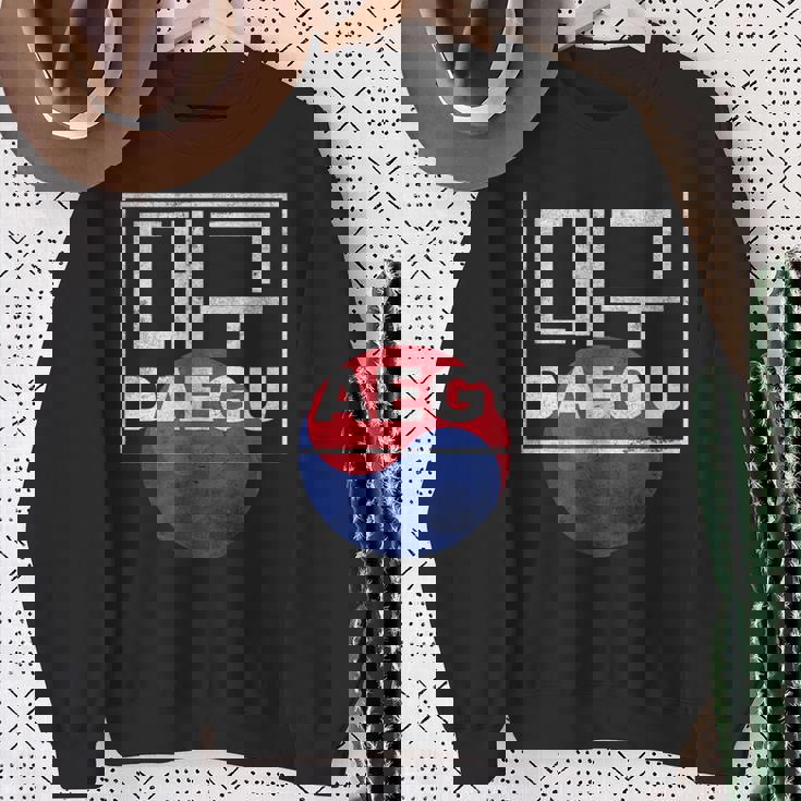 大邱韓国語台本 スウェットシャツ 年配の女性への贈り物