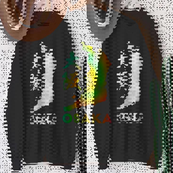 大阪 面白tシャツ 大阪府 面白いtシャツ 文字入り メンズ おもしろ 面白い 服 オリジナル おもしろグッズ ネタ スウェットシャツ 年配の女性への贈り物