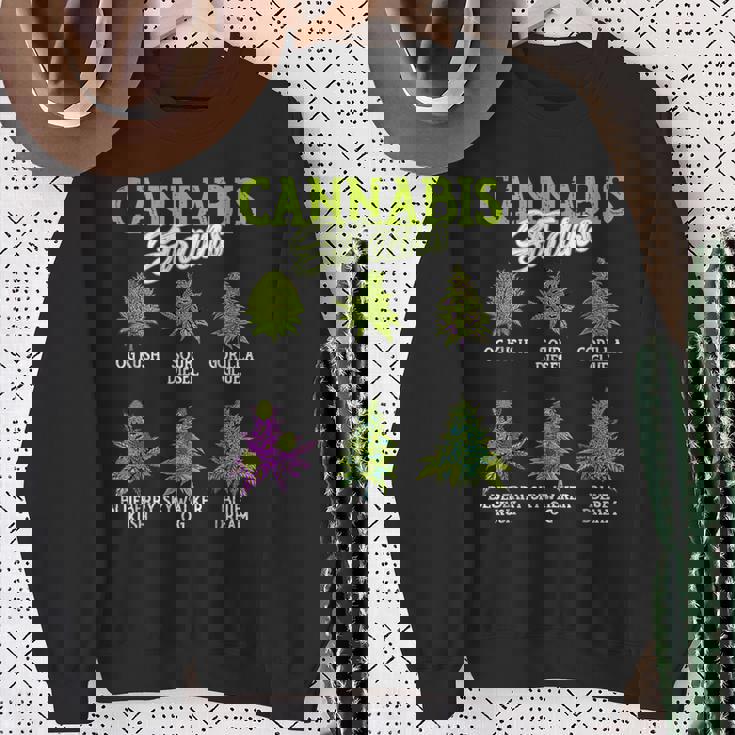 大麻株 雑草 大麻 マリファナ スウェットシャツ 年配の女性への贈り物